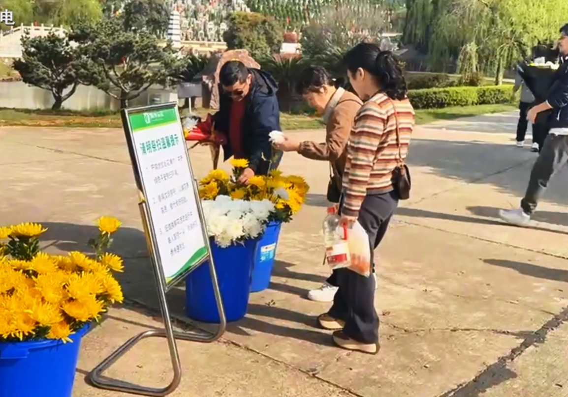 我们的节日·清明 岳阳福寿山庄启动清明文化周活动 倡导绿色文明祭扫新风尚