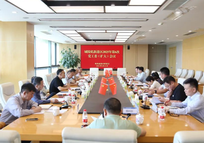 城陵矶新港区召开2025年第6次党工委（扩大）会议