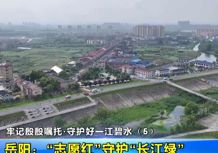  牢记殷殷嘱托·守护好一江碧水（5） 岳阳：“志愿红”守护“长江绿”