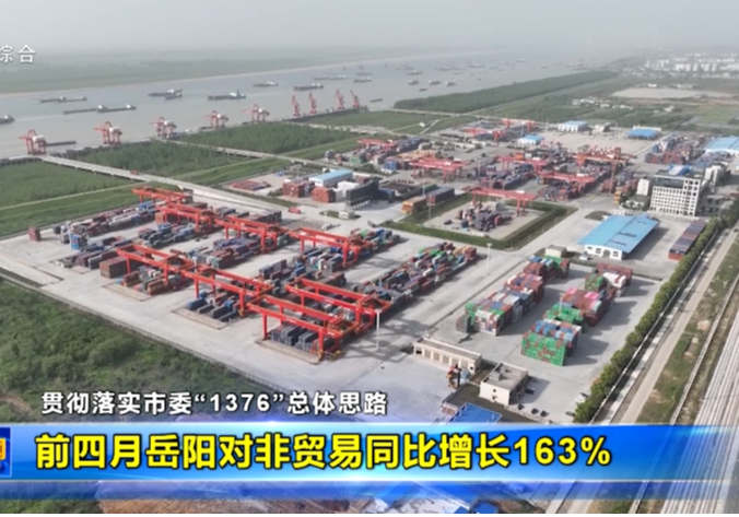 【贯彻落实市委“1376”总体思路】前四月岳阳对非贸易同比增长163%