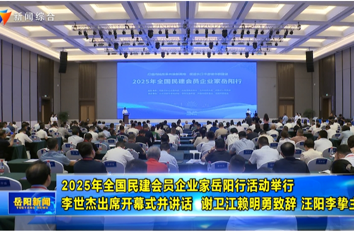2025年全国民建会员企业家岳阳行活动举行