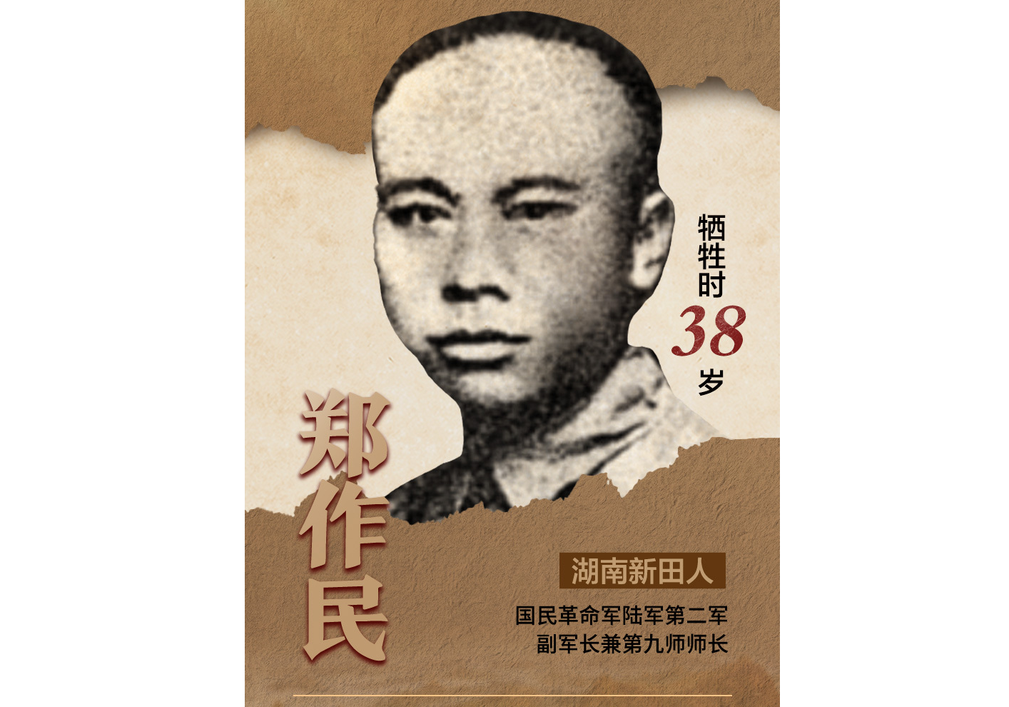 郑作民：誓与敌寇战斗到底 | 铭记历史 缅怀先烈