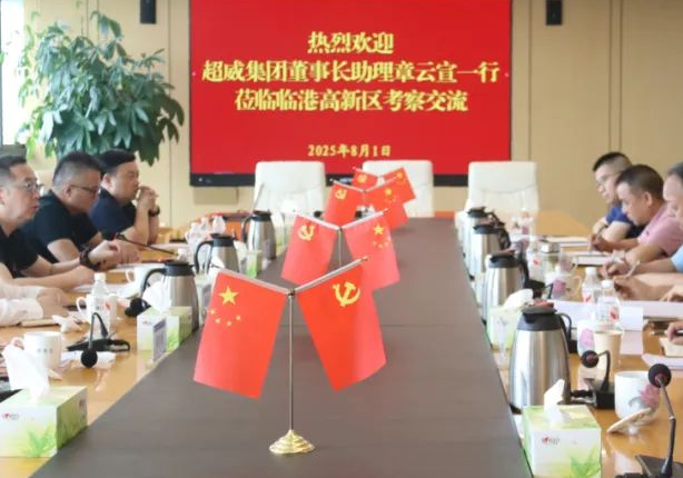 超威集团考察团来岳阳临港高新区考察交流  共探新能源合作新机遇
