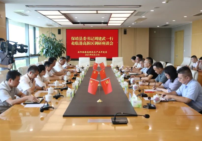 保靖县委书记周建武一行赴临港高新区调研 