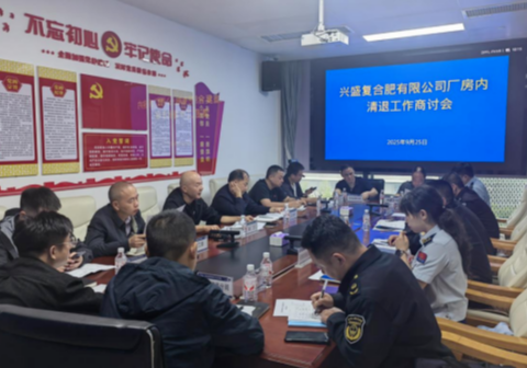 岳阳临港高新区专题部署兴盛复合肥厂内“打非治违”专项整治行动