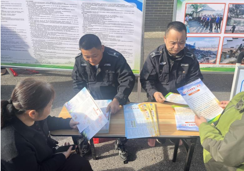 多渠道宣传 月山管理处禁违“声”入人心