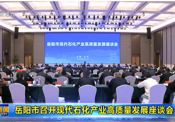 岳阳市召开现代石化产业高质量发展座谈会