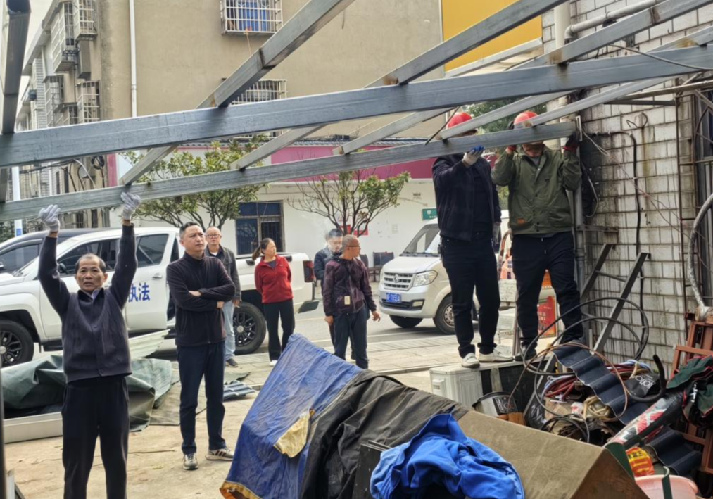 重拳出击 湖滨街道依法拆除6处新增违建