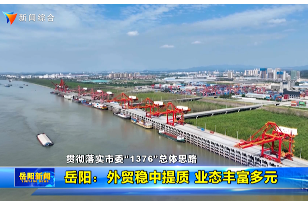 【贯彻落实市委“1376”总体思路】 岳阳：外贸稳中提质 业态丰富多元