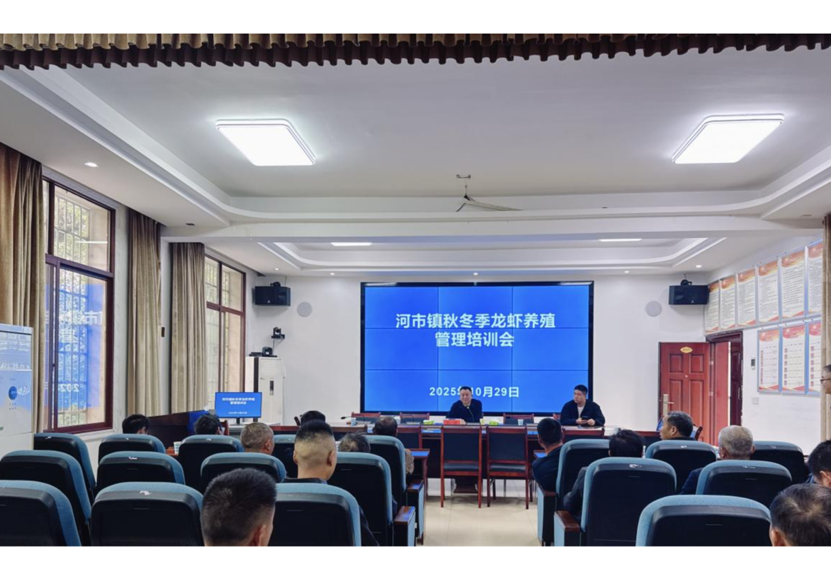 冬训蓄力 河市镇指导“稻虾连作”促增收