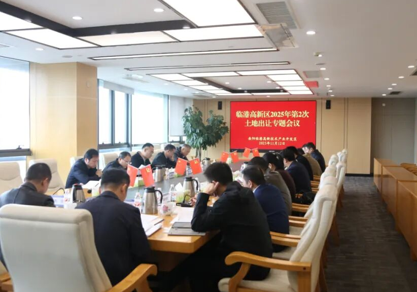 临港高新区召开2025年第2次土地出让专题会