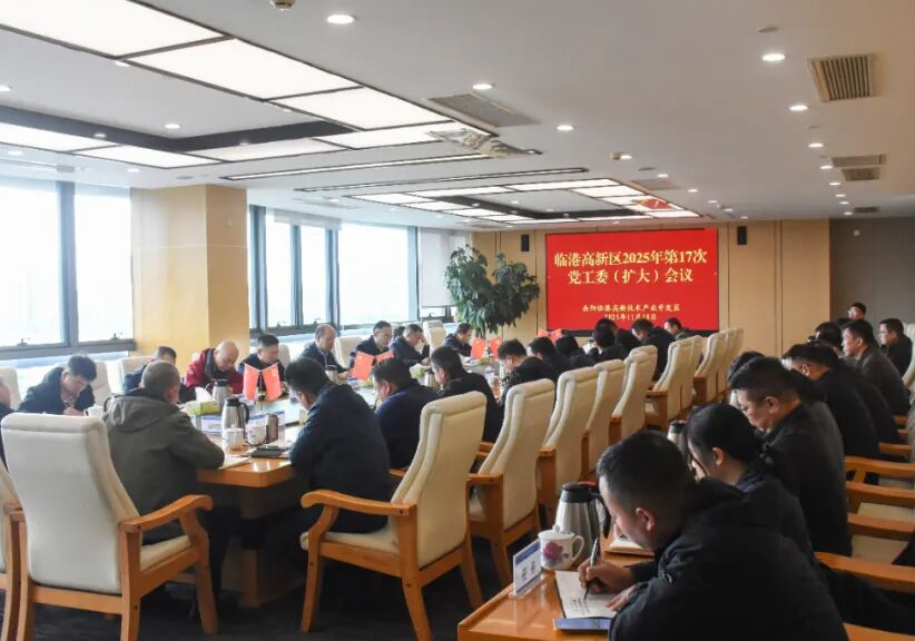 岳阳临港高新区召开2025年第17次党工委（扩大）会议