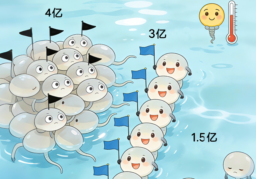 你裤裆里的“小蝌蚪军团”是不是C位