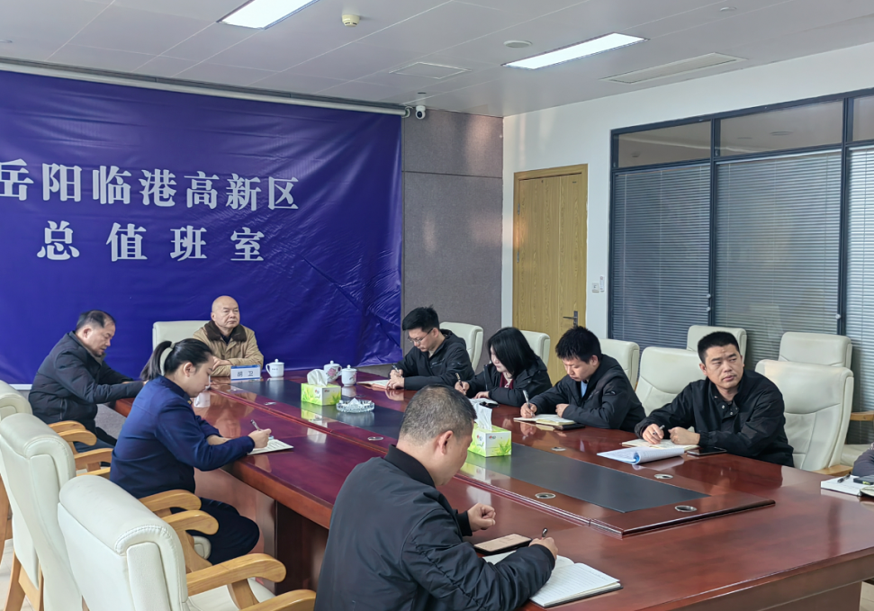 岳阳临港高新区参加全市召开高层建筑重大火灾风险隐患排查整治暨森林防灭火工作视频调度会议