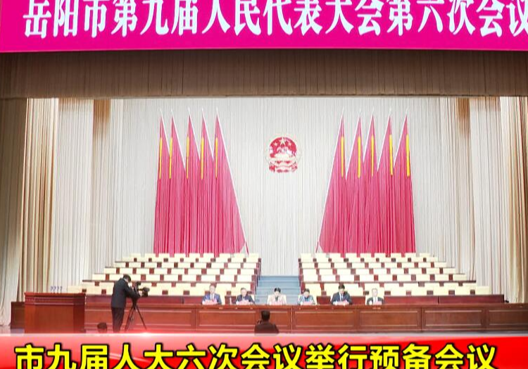 市九届人大六次会议举行预备会议