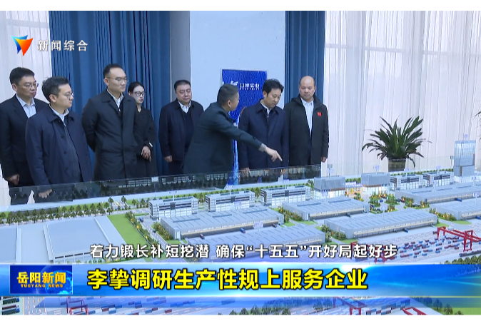 着力锻长补短挖潜 确保“十五五”开好局起好步 李挚调研生产性规上服务企业