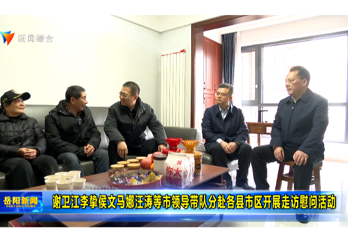 谢卫江李挚侯文马娜汪涛等市领导带队分赴各县市区开展走访慰问活动