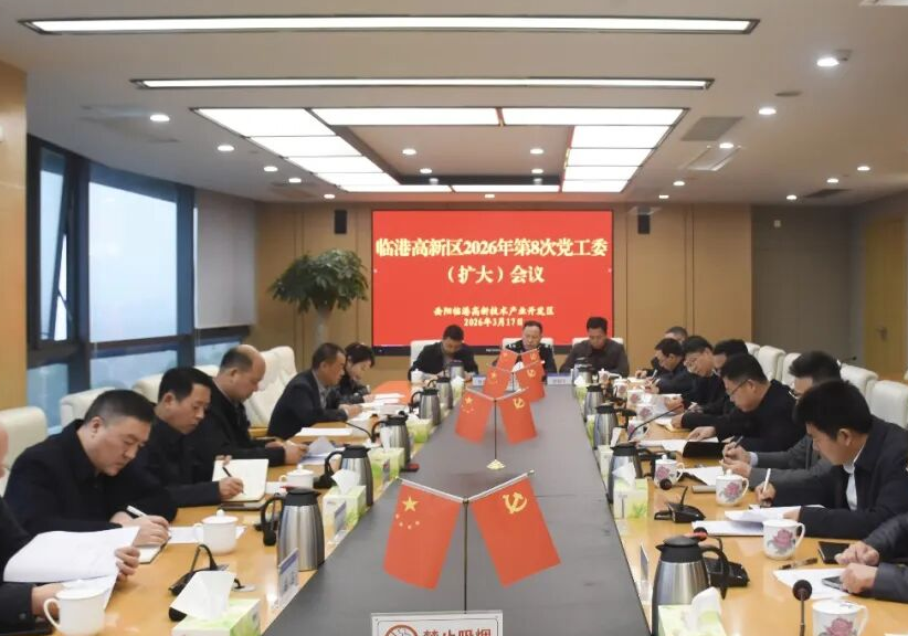 岳阳临港高新区召开2026年第8次党工委（扩大）会议