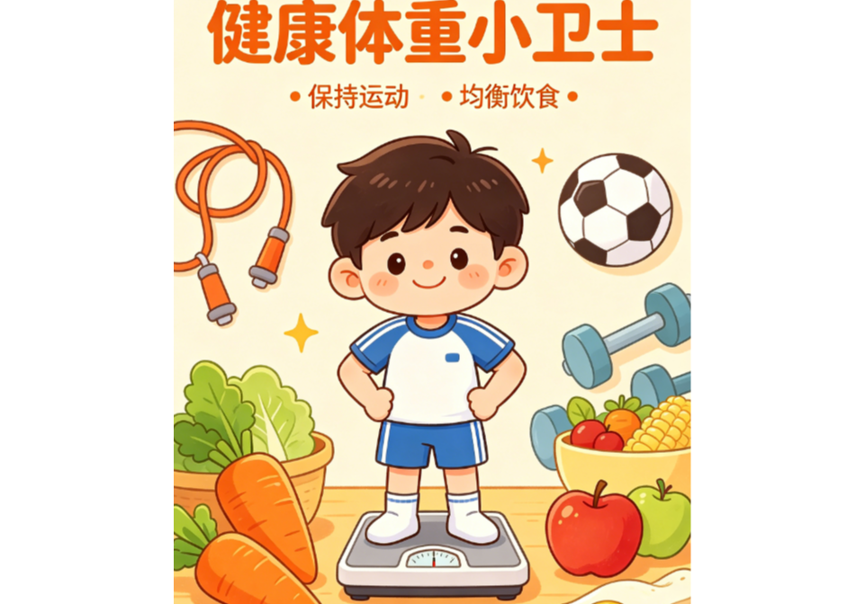 五健促进系列科普第二期  吃动平衡守健康，科学控重护成长