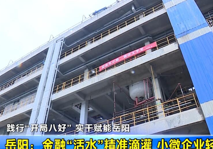 【践行“开局八好” 实干赋能岳阳】岳阳：金融“活水”精准滴灌 小微企业轻装前行