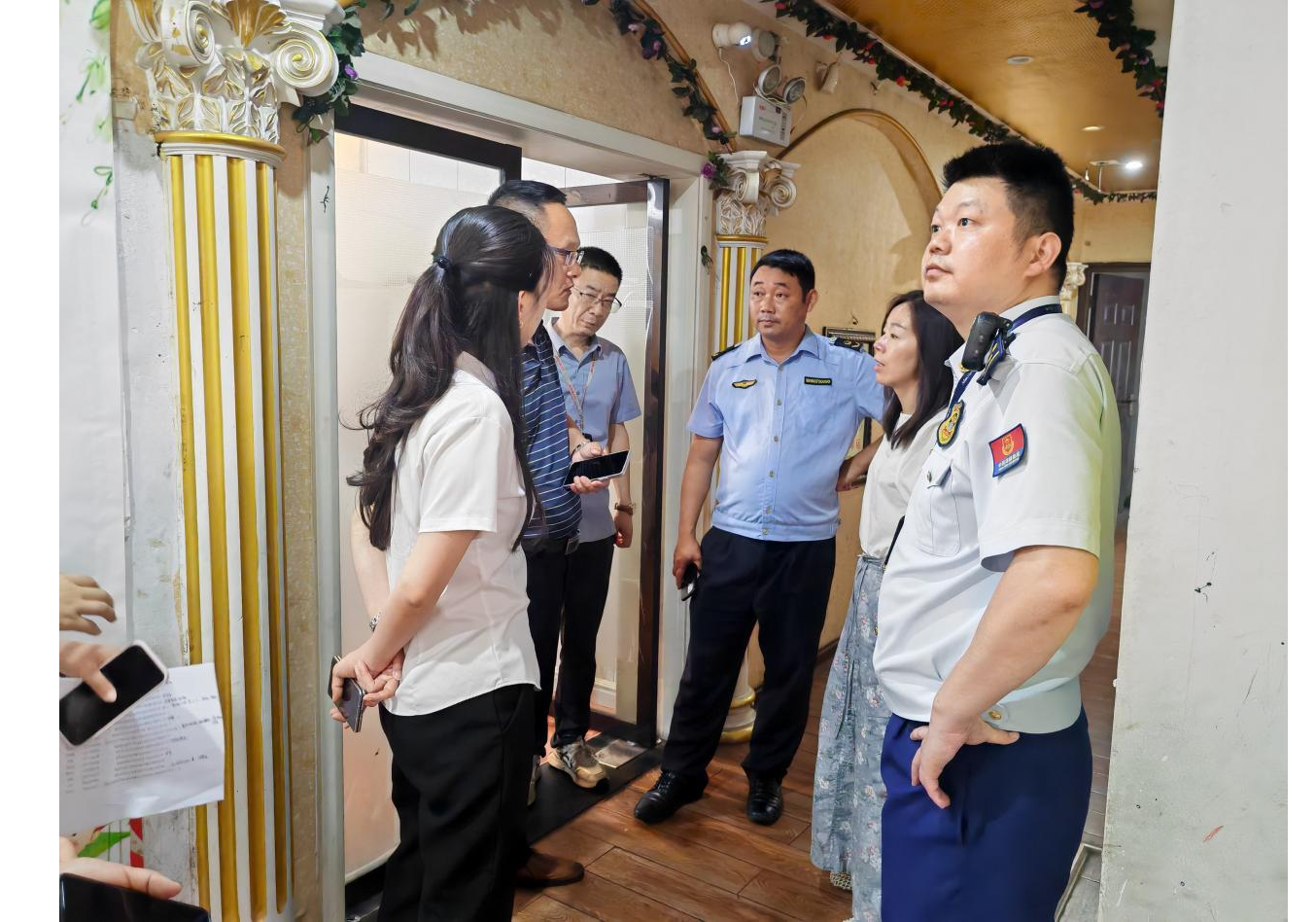 党建引领 专项整治 章华镇水乡街合力筑牢安全防线