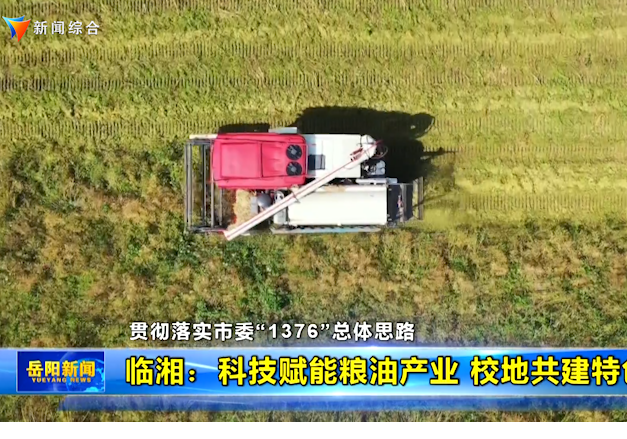 【贯彻落实市委“1376”总体思路】临湘：科技赋能粮油产业 校地共建特色品牌