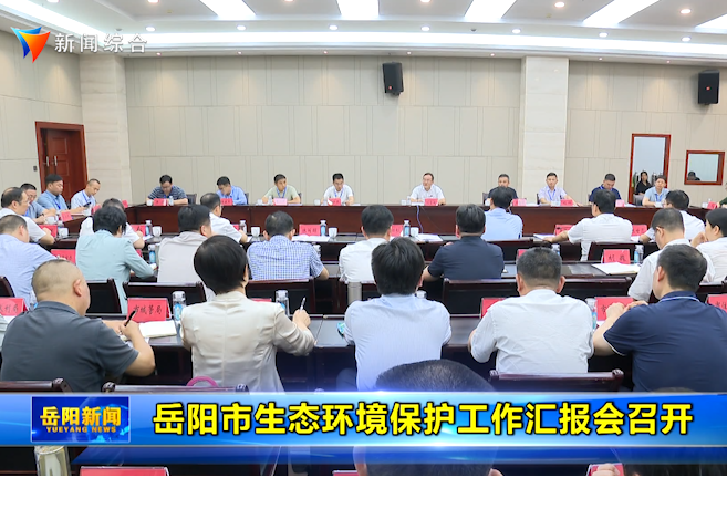岳阳市生态环境保护工作汇报会召开
