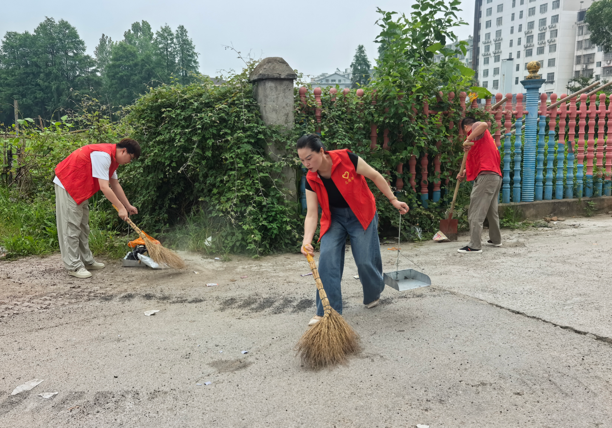 华容县章华镇：党建引领洁家园 干干净净迎端午