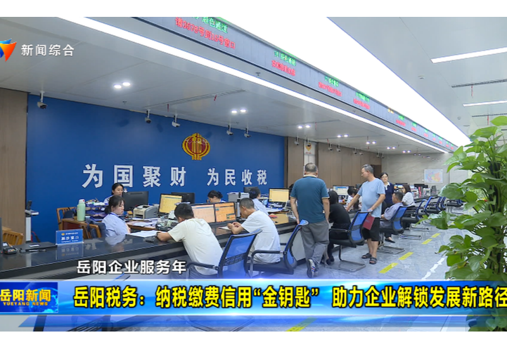 【岳阳企业服务年】岳阳税务：纳税缴费信用“金钥匙”助力企业解锁发展新路径