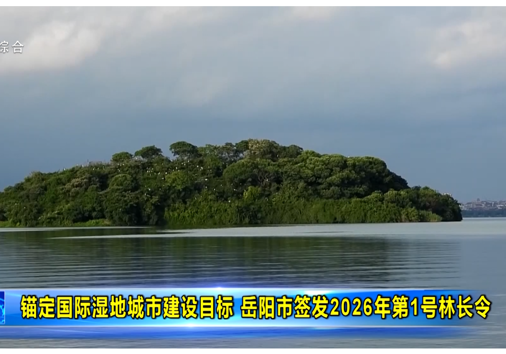锚定国际湿地城市建设目标 岳阳市签发2026年第1号林长令