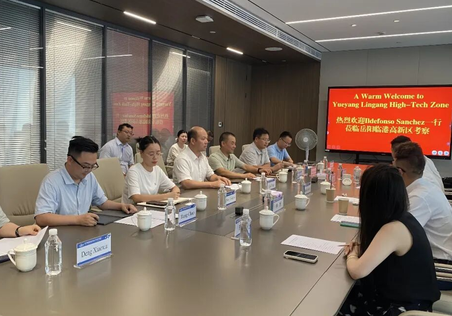 Moeve（默伊维）公司首席执行官伊尔德丰索·桑切斯来临港高新区考察