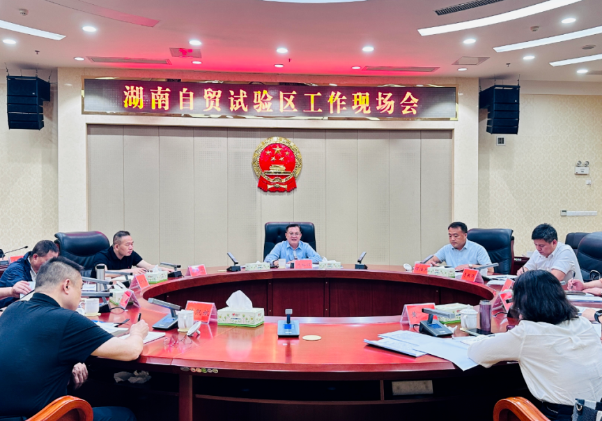 临港高新区：咬定目标真抓实干  湖南自贸试验区工作现场会召开