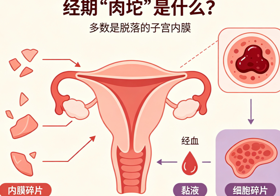 经期排出的果冻状“肉坨”，到底是什么？