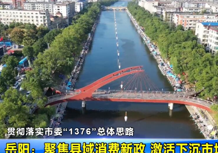 【贯彻落实市委“1376”总体思路】 岳阳：聚焦县域消费新政 激活下沉市场活力
