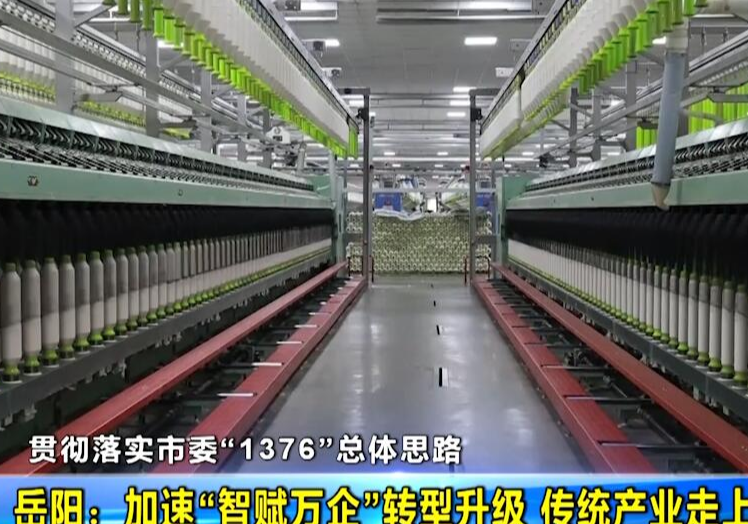 【贯彻落实市委“1376”总体思路】岳阳：加速“智赋万企”转型升级 传统产业走上数智赛道  