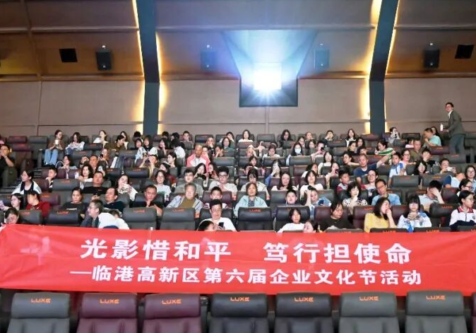 临港高新区组织开展主题观影活动