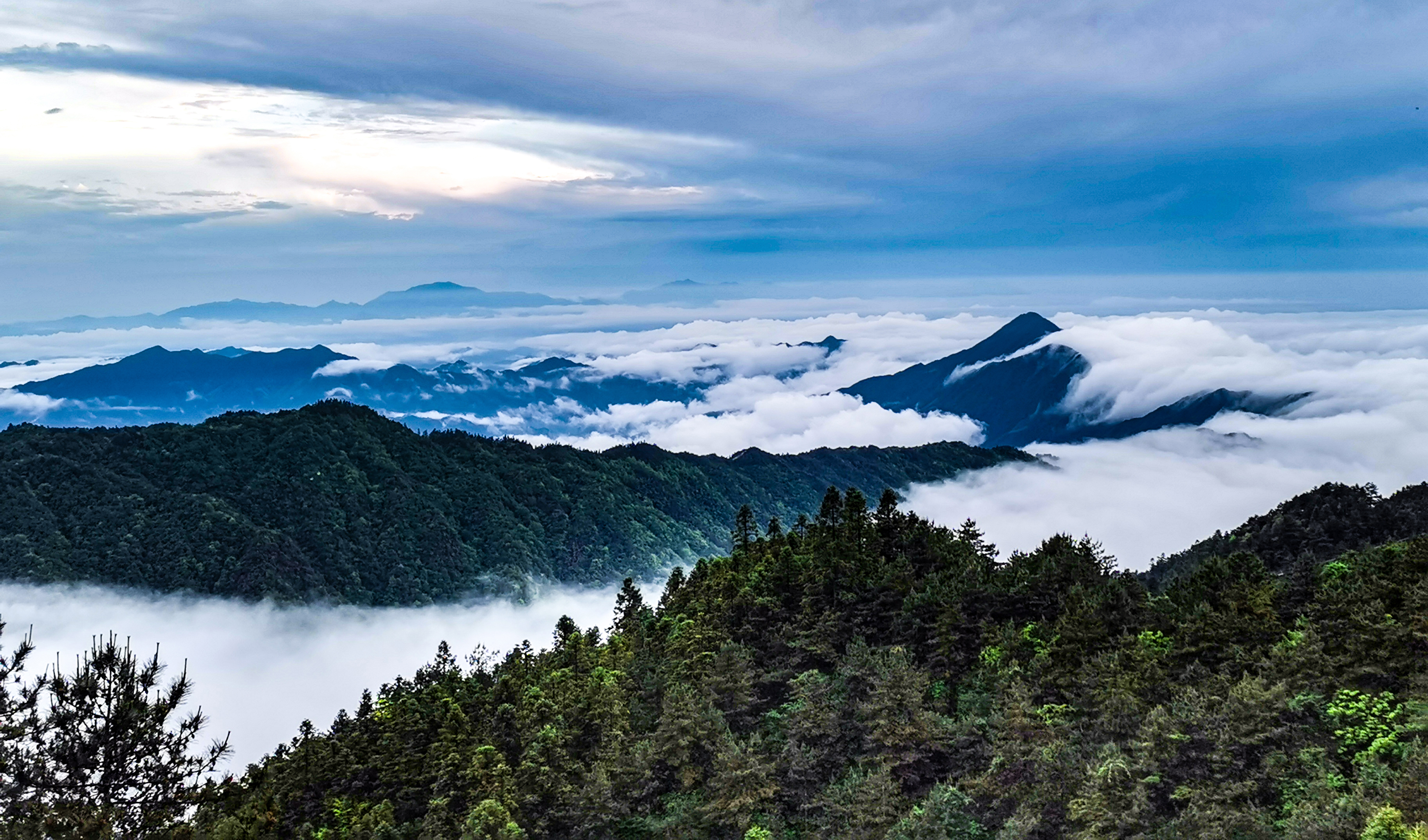 天岳幕阜山风景图片图片