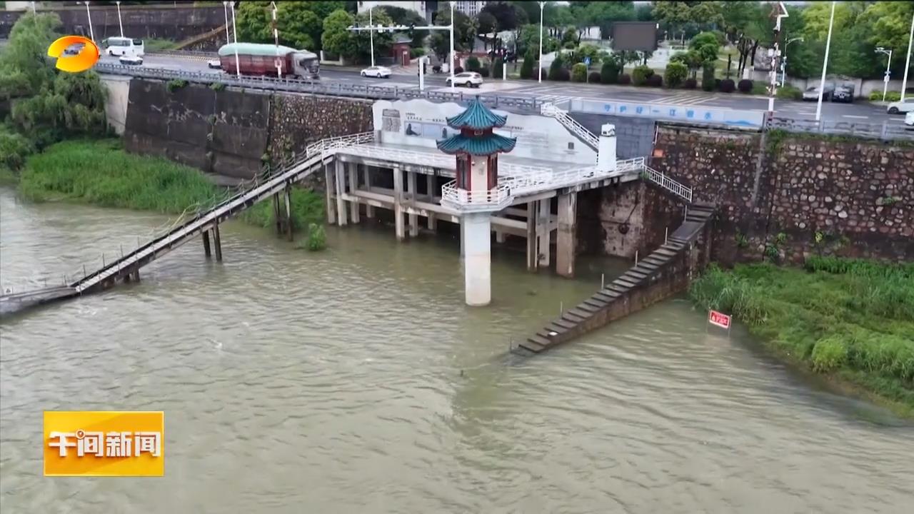 湖南卫视【午间新闻】今年整体降雨量偏高六成 岳阳提前准备防汛工作