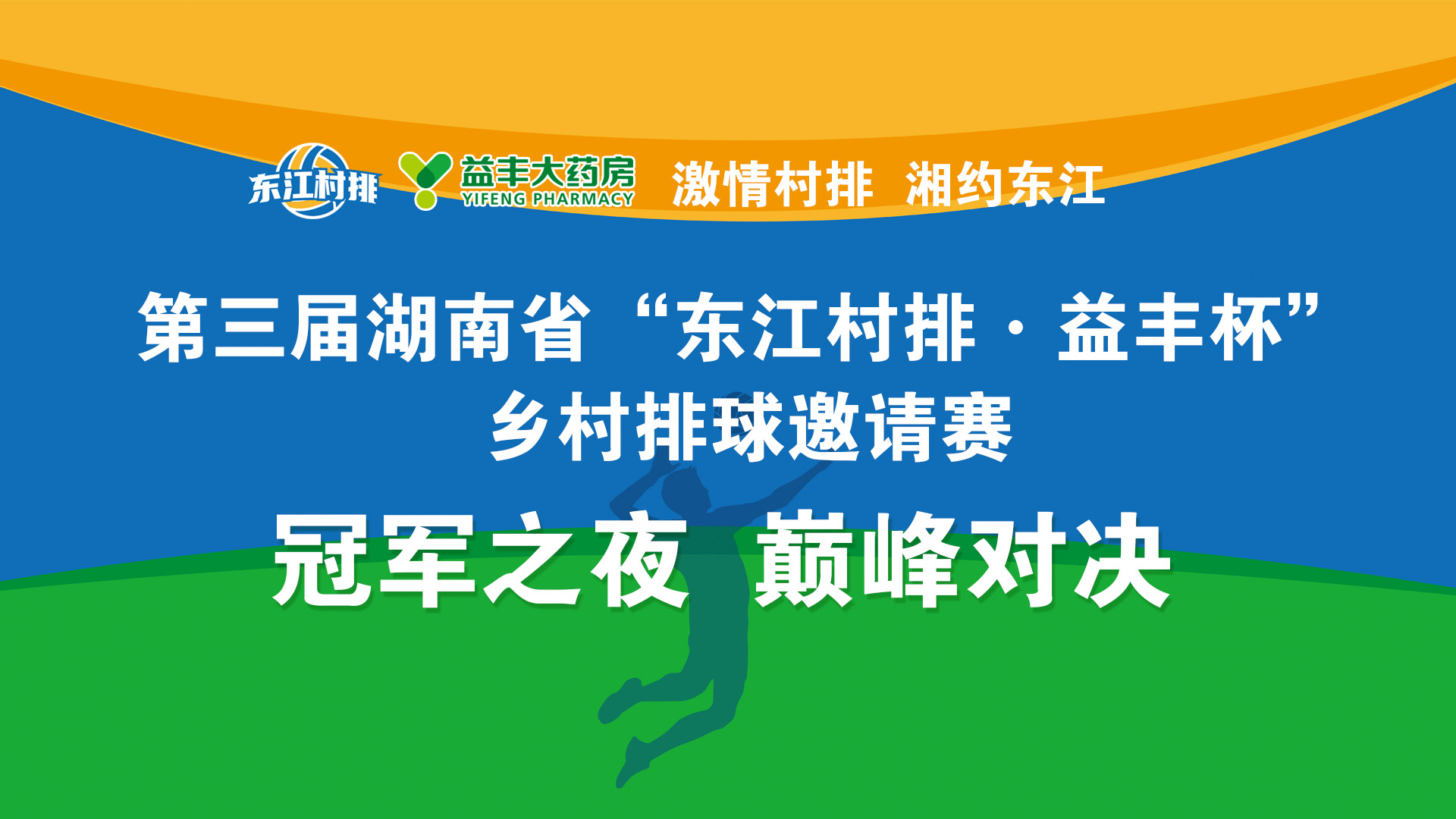 第三届湖南省“东江村排·益丰杯”乡村排球邀请赛冠军之夜
